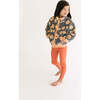 Flower Power Fleece Jacket, Melon - Jackets - 4