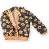 Flower Power Fleece Jacket, Melon - Jackets - 6