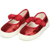 Zoe Bow Mary Jane, Red - Mary Janes - 1 - thumbnail