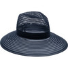 Women's Emmanuelle Horsehair Wide-Brim Fedora, Navy - Hats - 1 - thumbnail