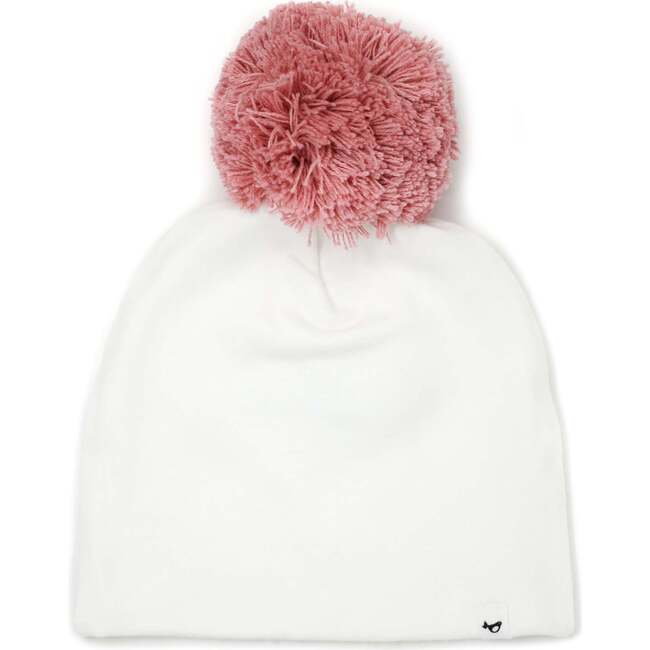 Blush Pom Hat, Cream