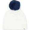 Denim Pom Hat, Cream - Hats - 1 - thumbnail