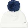 Denim Pom Hat, Cream - Hats - 2