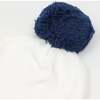 Denim Pom Hat, Cream - Hats - 3