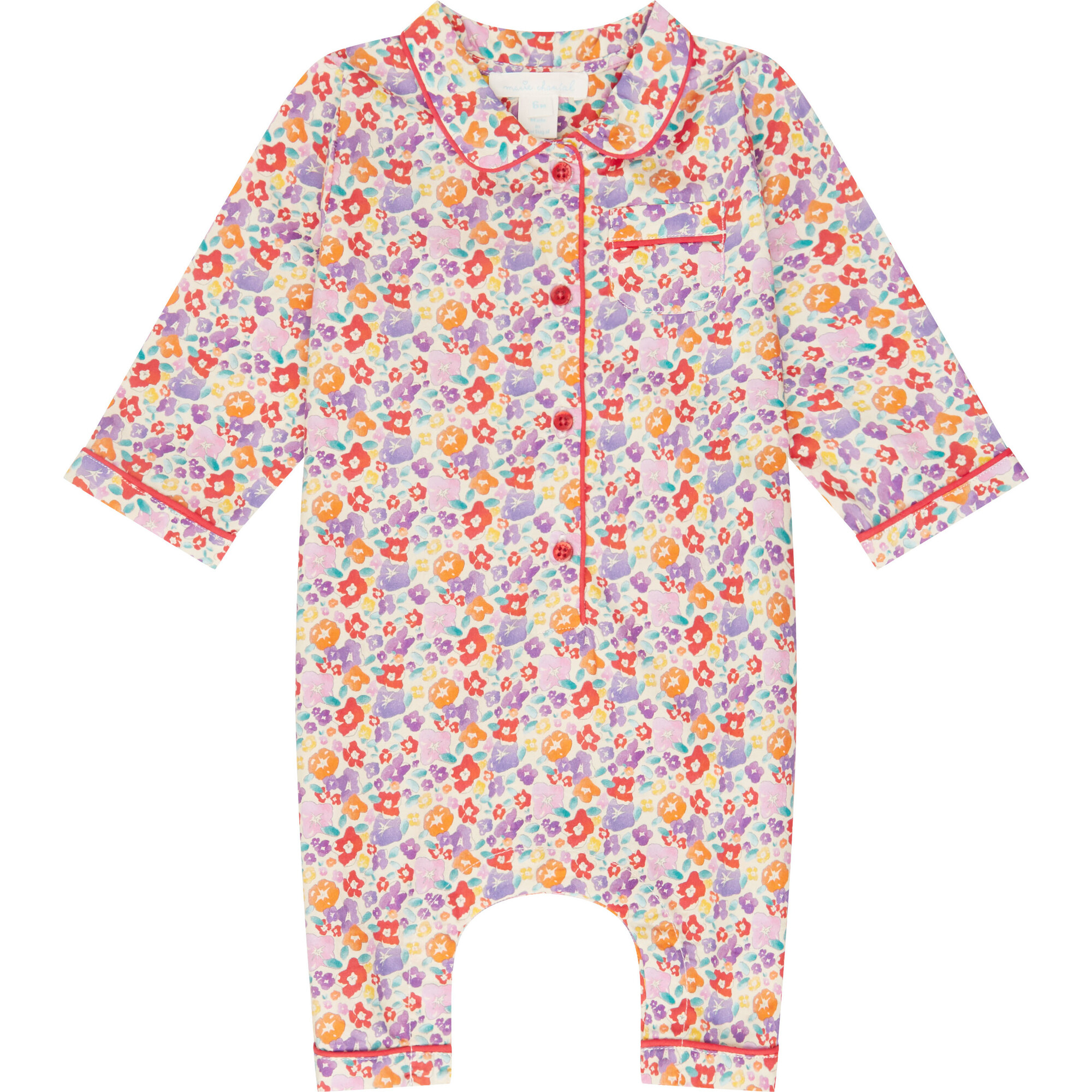 Olympia Floral Romper, Baby - Onesies - 1