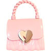 Pink Jelly Golden Heart Purse - Bags - 1 - thumbnail