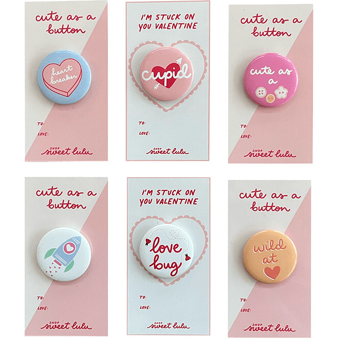 Cute as a Button Valentine's Day Card Set - Paper Goods - 1