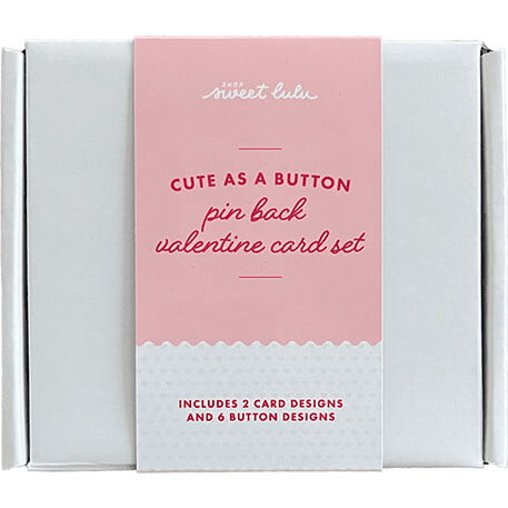 Cute as a Button Valentine's Day Card Set - Paper Goods - 2