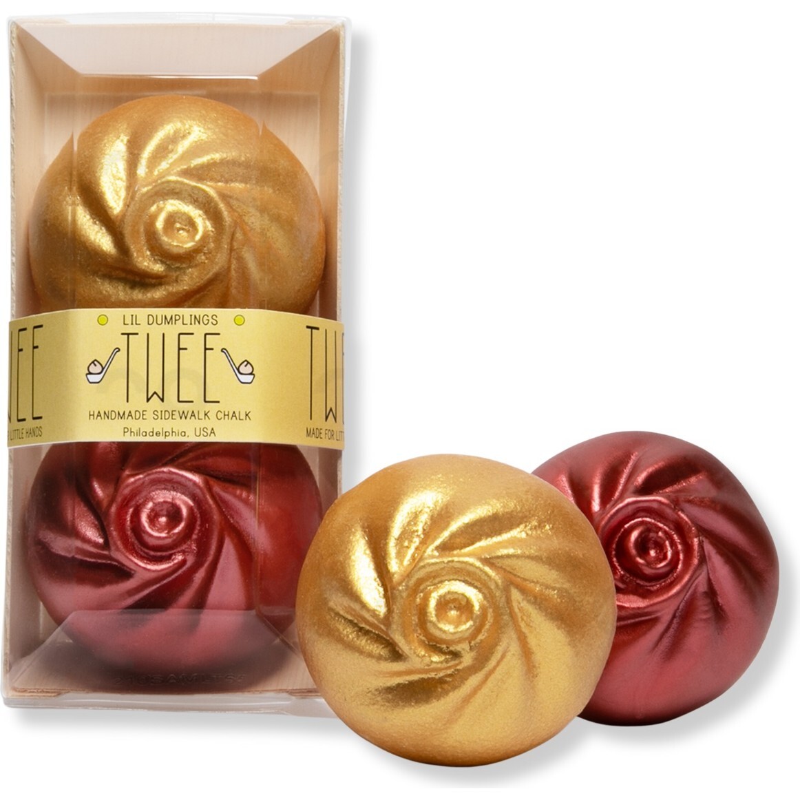TWEE Lil' Dumplings Handmade Sidewalk Chalk - Bubbles/Chalk - 1