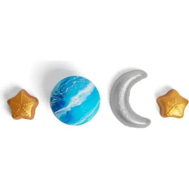 TWEE Mini Galaxy Blue Handmade Sidewalk Chalk - Bubbles/Chalk - 3