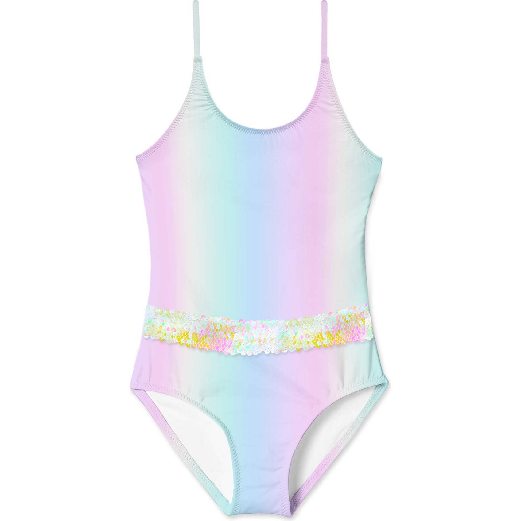 Stella Cove - Teen Girls Pink Rainbow Petal Bikini