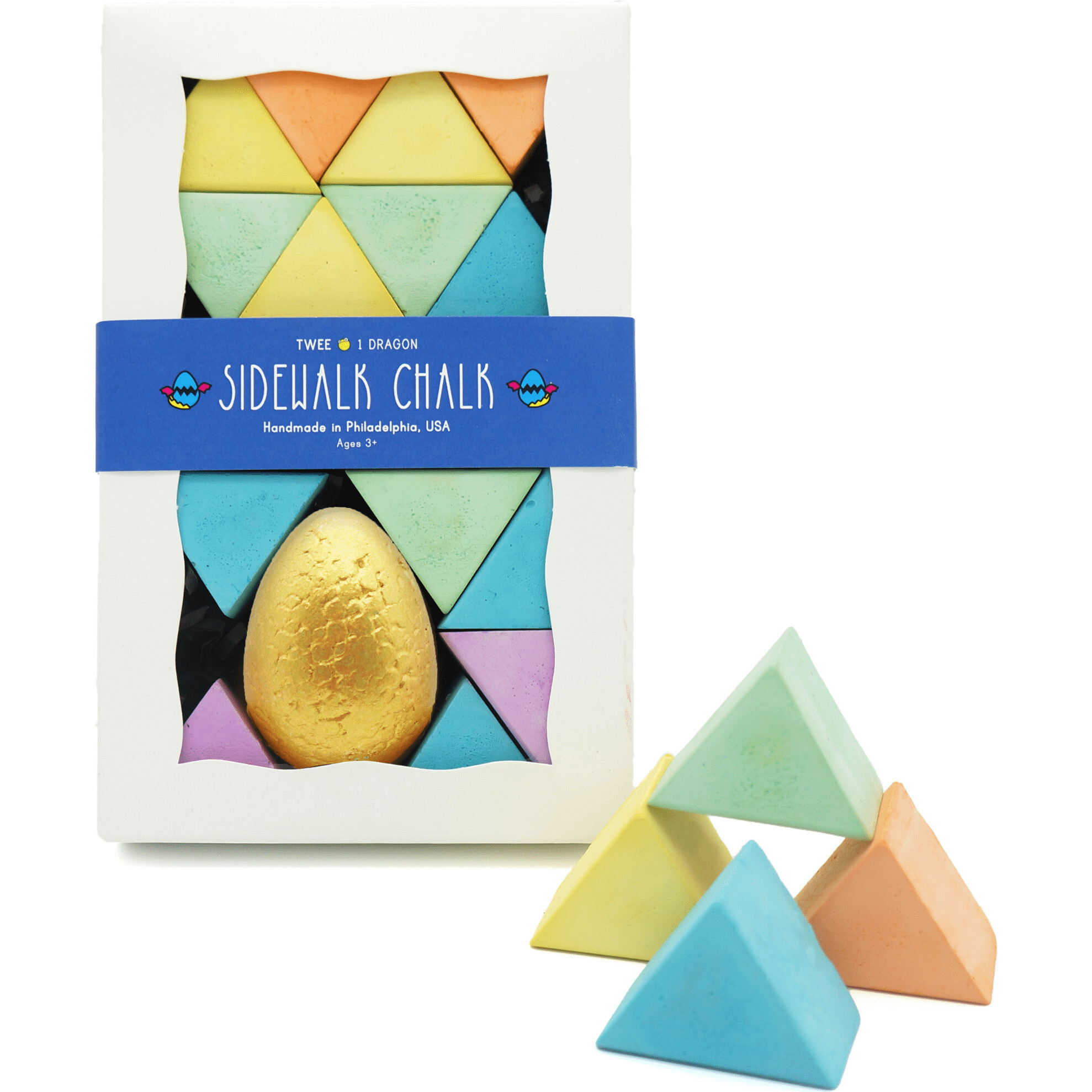 TWEE Dragon Egg Handmade SIdewalk Chalk - Bubbles/Chalk - 1