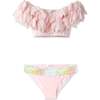 Petal Bikini With Sequin Belt, Pink - Two Pieces - 1 - thumbnail