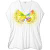 Butterfly Splash Cover-Up, Yellow & White - One Pieces - 1 - thumbnail