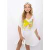 Butterfly Splash Cover-Up, Yellow & White - One Pieces - 2