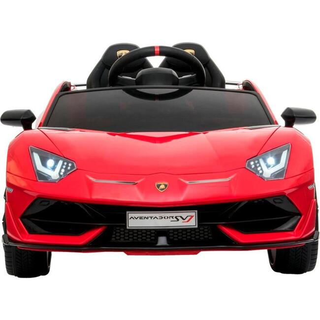 12V Lamborghini Aventador 1 Seater Ride on Car Red - Ride-On - 2