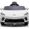 12V McLaren GT 1 Seater Ride on Car White - Ride-On - 2