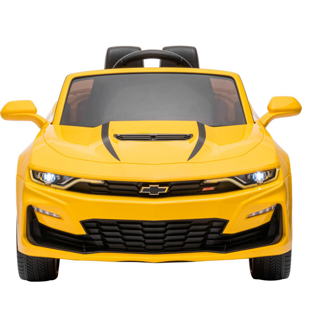 12V Chevrolet Camaro 1 Seater Ride on Car Yellow - Ride-On - 2