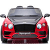 12V Bentley Continental 2 Seater Ride on Car Red - Ride-On - 2 - thumbnail