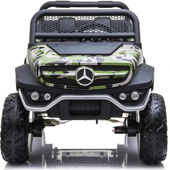 12V 4x4 Mercedes Benz Unimog 2 Seater Ride on Car Camo - Ride-On - 2