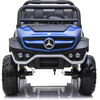 12V 4x4 Mercedes Benz Unimog 2 Seater Ride on Car Blue - Ride-On - 2