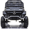 12V 4x4 Mercedes Benz Unimog 2 Seater Ride on Car Black - Ride-On - 2