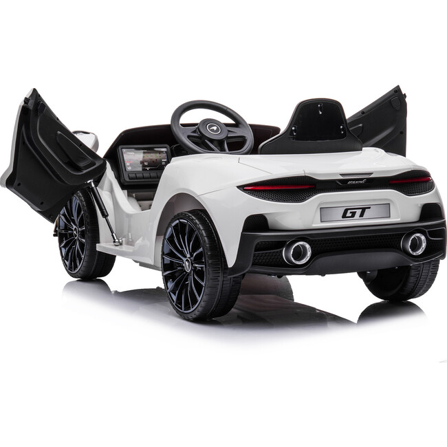 12V McLaren GT 1 Seater Ride on Car White - Ride-On - 3