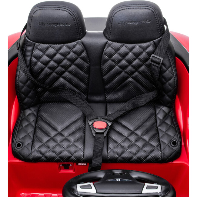 12V Bentley Continental 2 Seater Ride on Car Red - Ride-On - 4