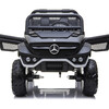 12V 4x4 Mercedes Benz Unimog 2 Seater Ride on Car Black - Ride-On - 4