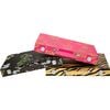 Printed Leather Backgammon Set, Pink Flowers - Games - 2