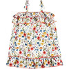 Macarelleta Double Ruffle Dress, Multicolors - Dresses - 1 - thumbnail