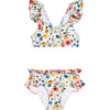 Macarelleta Ruffles Bow Baby Girl Bikini, Multicolors - Two Pieces - 1 - thumbnail
