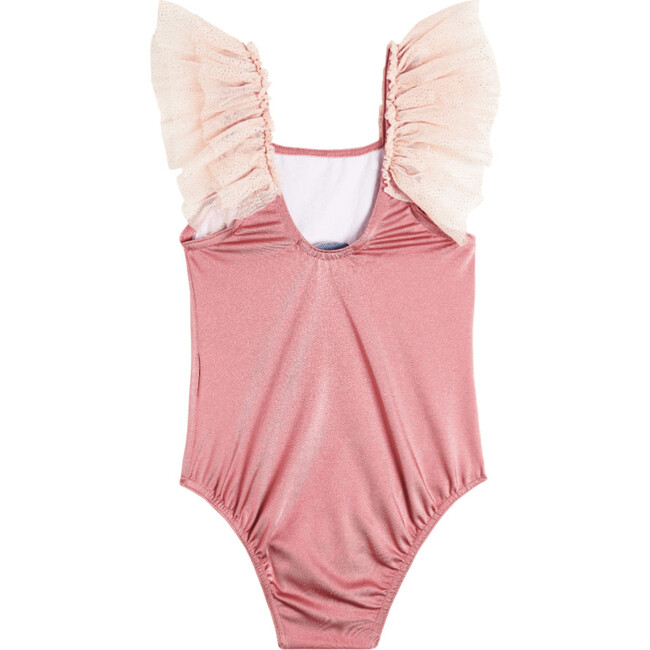 Portinatx Wings Tulle Baby Girl Swimsuit, Pink - One Pieces - 3