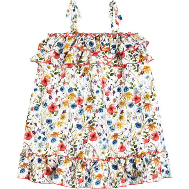 Macarelleta Double Ruffle Dress, Multicolors - Dresses - 2