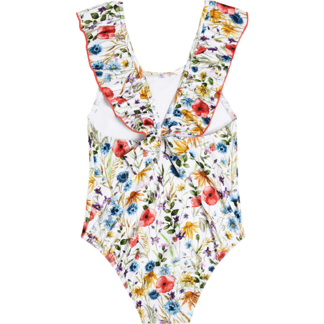 Macarelleta Ruffles Bow Baby Girl Swimsuit, Multicolors - One Pieces - 3
