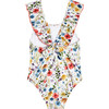 Macarelleta Ruffles Bow Baby Girl Swimsuit, Multicolors - One Pieces - 3 - thumbnail