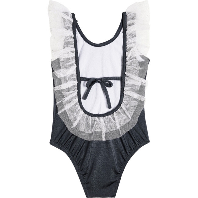 Saladeta Eight Girl Swimsuit, Blue - One Pieces - 3