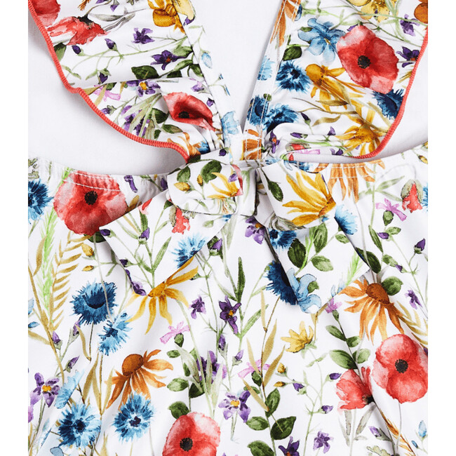 Macarelleta Ruffles Bow Baby Girl Swimsuit, Multicolors - One Pieces - 4