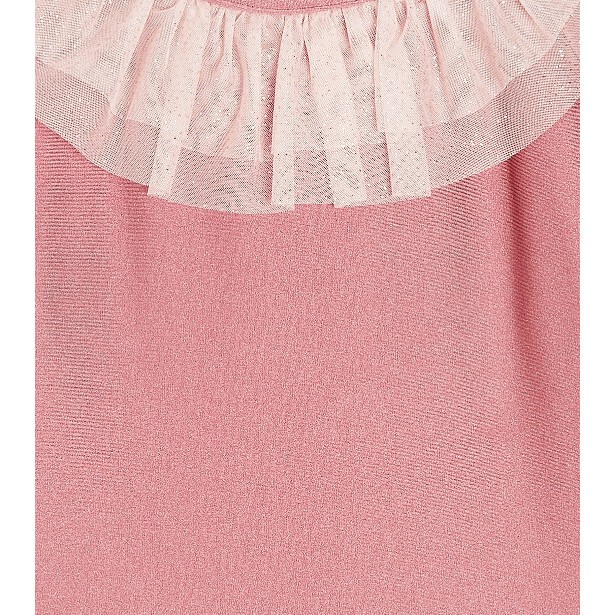 Portinatx Long Sleeves Ruffles Baby Girl Swimsuit, Pink - One Pieces - 4