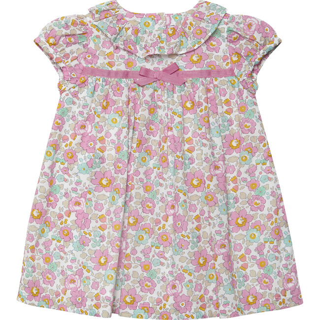 Little Liberty Print Betsy Willow Dress, Coral Betsy