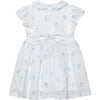 Little Fleur Floral Dress, White Floral - Dresses - 2