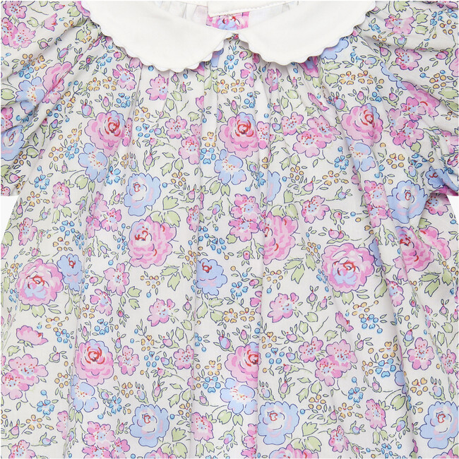 Little Liberty Print Felicite Bubble, Pink Felicite - Rompers - 3