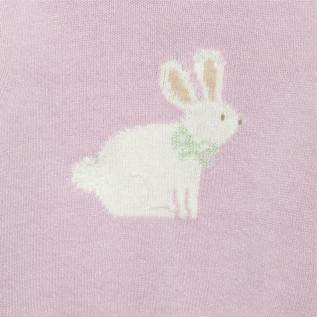 Little Betty Bunny Sweater, Pale Pink - Sweaters - 3