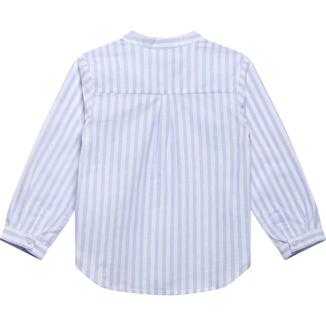 Oscar Shirt, Pale Blue Stripe - Shirts - 2