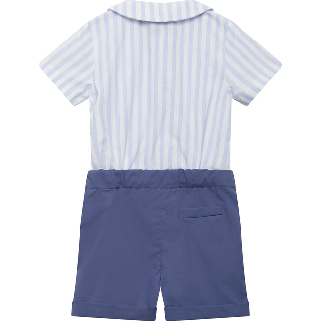 Little Rupert Set, Pale Blue Stripe - Mixed Apparel Set - 2