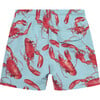 Lobster Swimshort, Aqua - Swim Trunks - 2