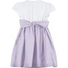 Little Rose Hand Smocked Dress, Lilac - Dresses - 2