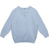 Little Puppy Sweater, Blue Marl - Sweaters - 3
