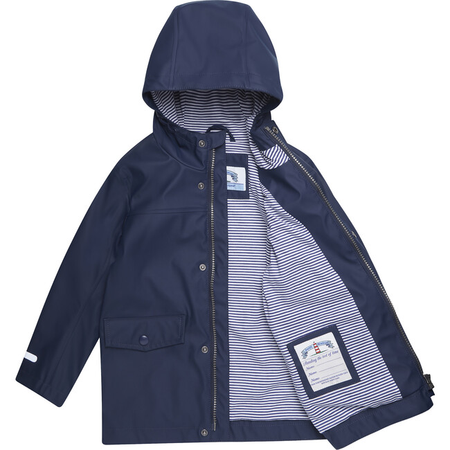 Rain Mac, Navy - Raincoats - 3