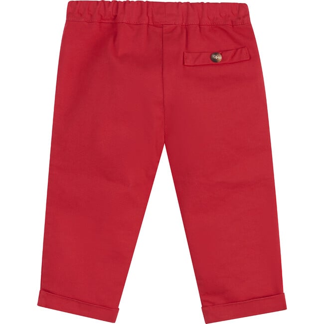 Little Orly Pants, Red - Pants - 2